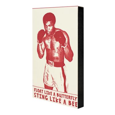 Float Like a Butterfly Sting Like a Bee Letterpress Notepad