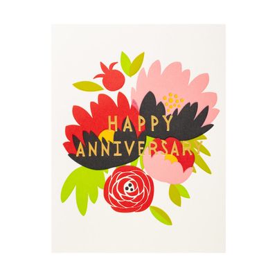 Happy Anniversary Bouquet Card