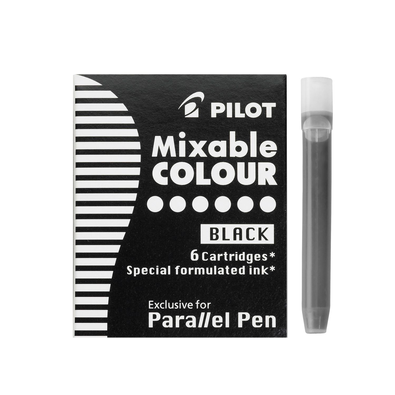 Pilot Parallel Pen Cartridges - Box of 6 Black