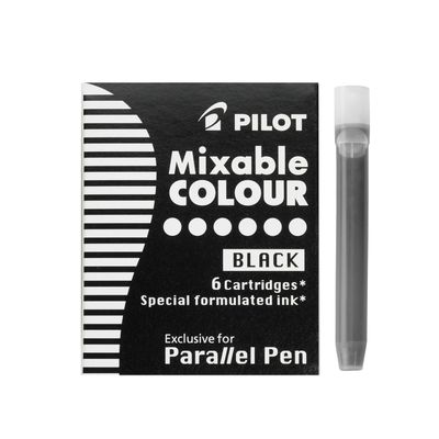 Pilot Parallel Pen Cartridges - Box of 6 Black