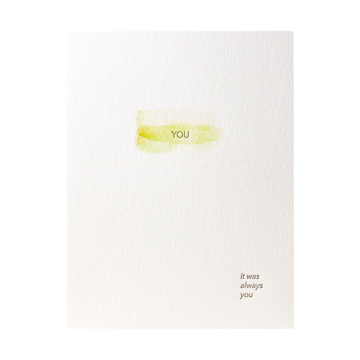 You Always You Watercolor