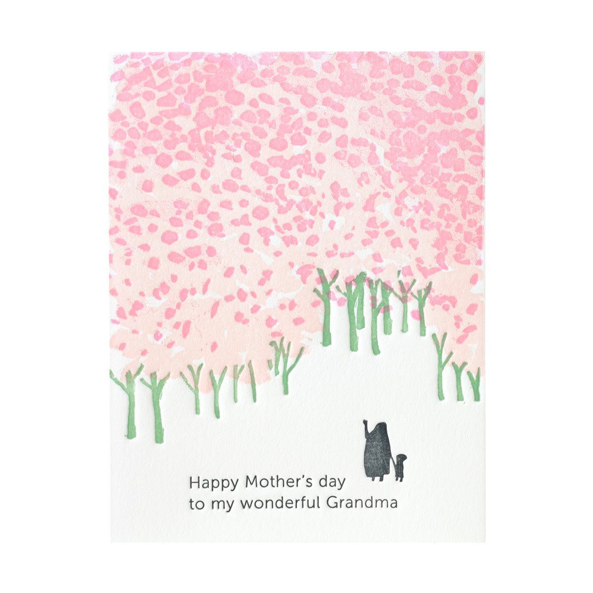Cherry Park Grandma Letterpress Card