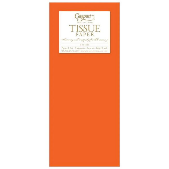 Orange Tissue Package - 8 Sheets