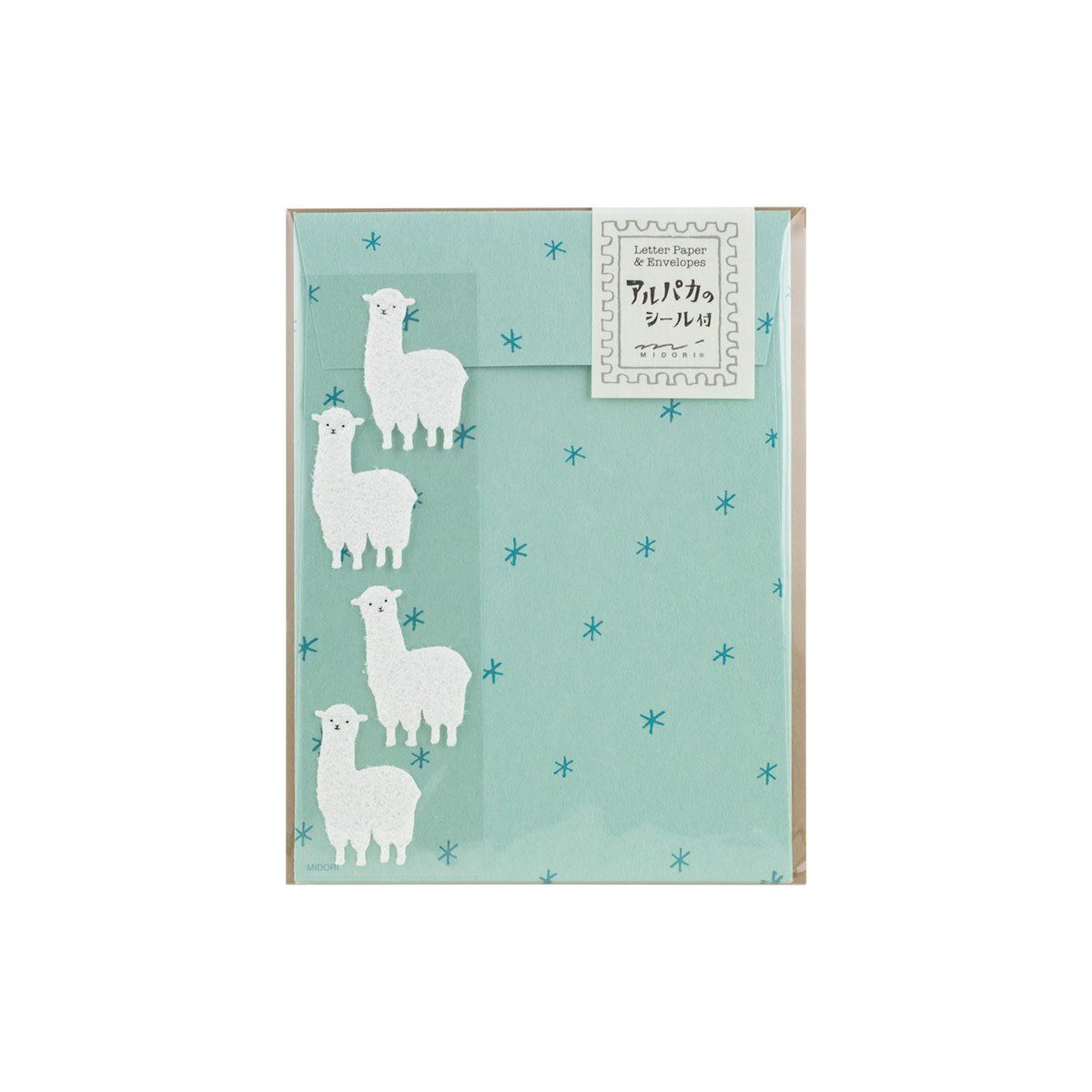 Letter Set Alpaca with stickers
