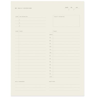 Daily Overview Notepad