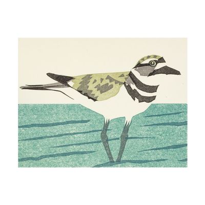 Kildeer Letterpress Card