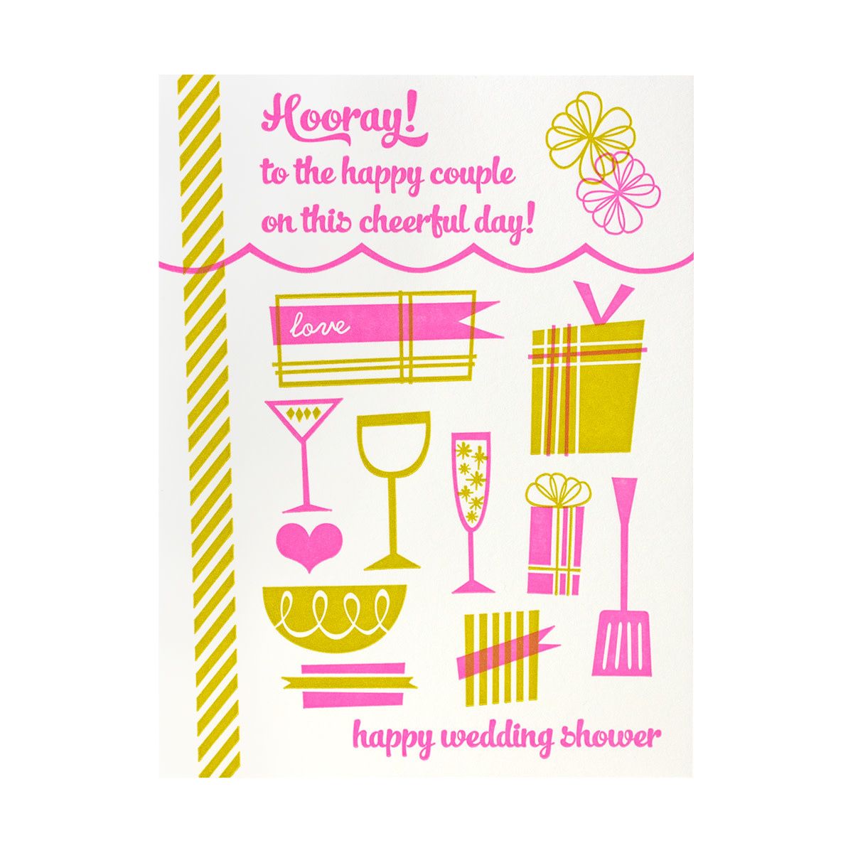 Hooray Wedding Shower Card