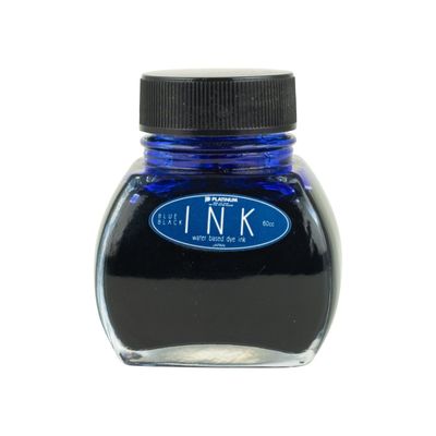 Platinum Blue Black Bottled Ink (60ml)