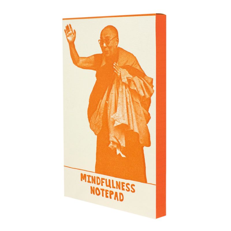 Mindfulness Dalai Lama Letterpress Notepad