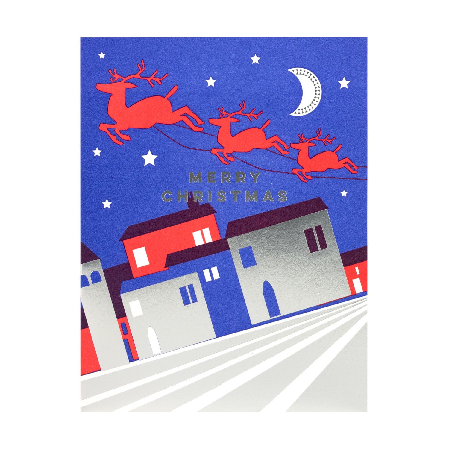 Christmas Night Letterpress Cards Box of 6