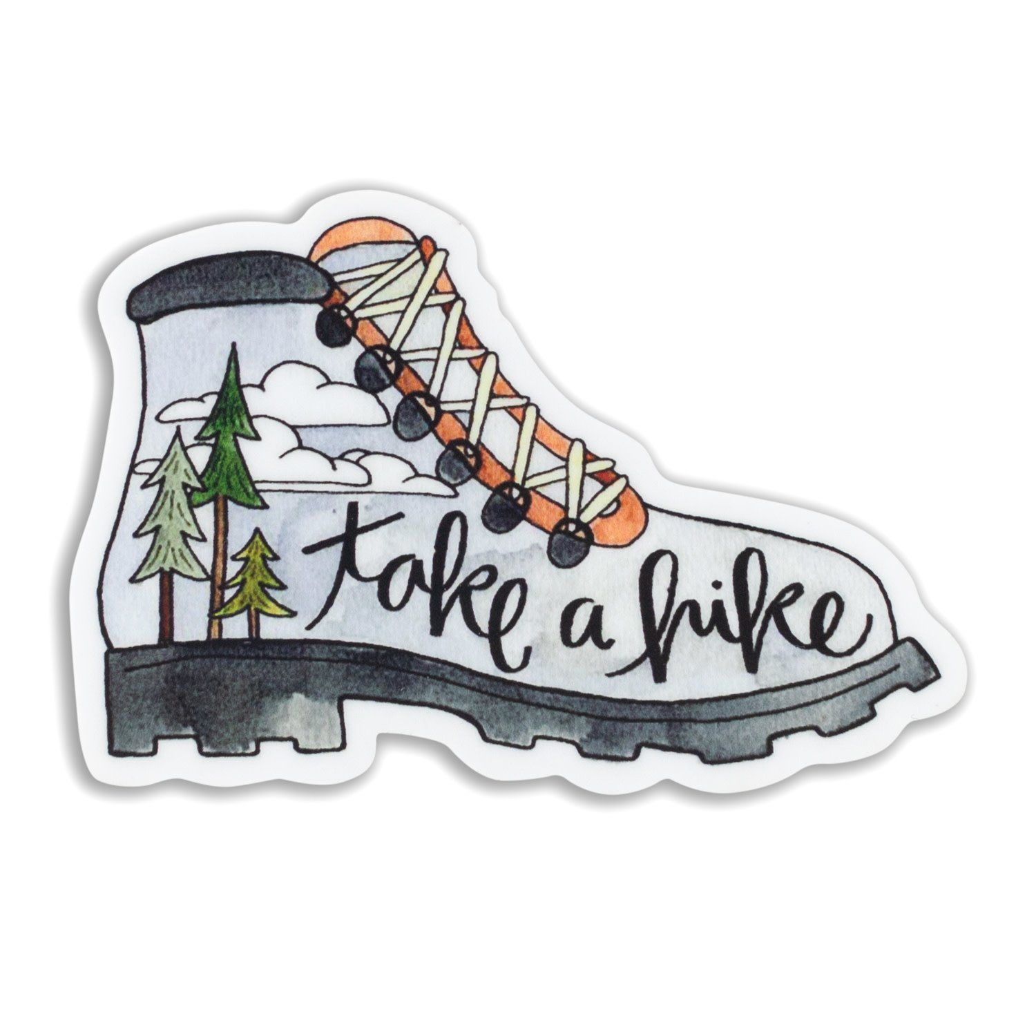 Take a Hike Boot Sticker