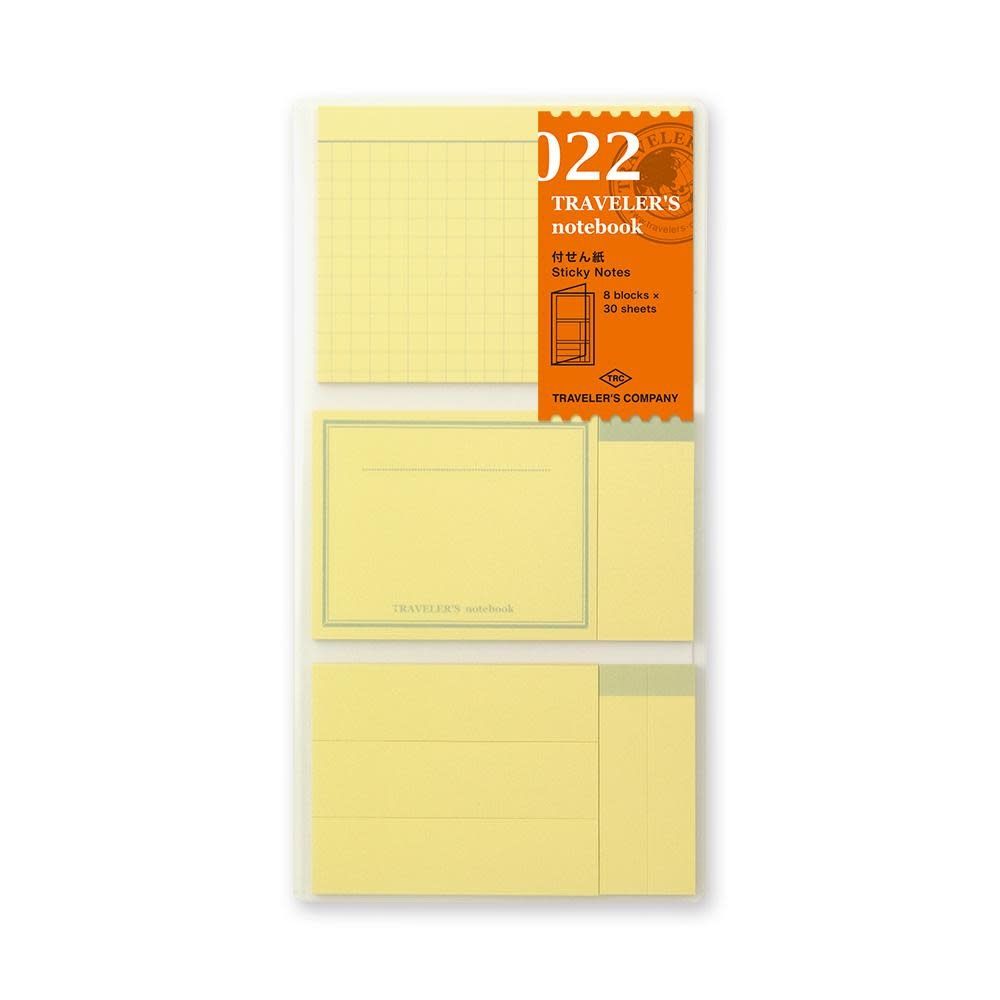 traveler&#39;s company - sticky note refill - 022