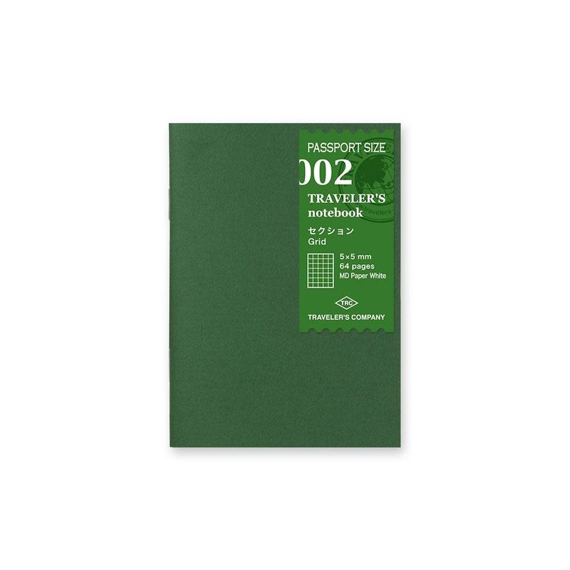 traveler&#39;s company - grid paper refill - passport 002
