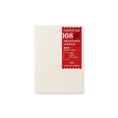 traveler&#39;s company - sketch paper refill - passport 008