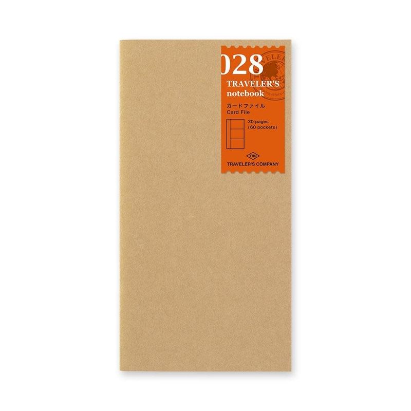Refill Card File Kraft 028