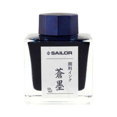 Sailor Souboku Pigment Blue Black Bottled Ink (50ml)