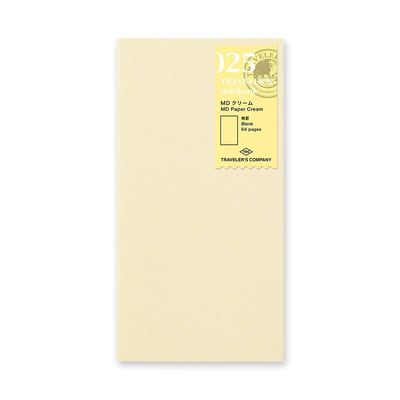 Refill Blank MD Paper Cream 025