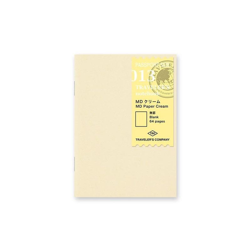 Refill Blank MD Paper Cream Passport 013