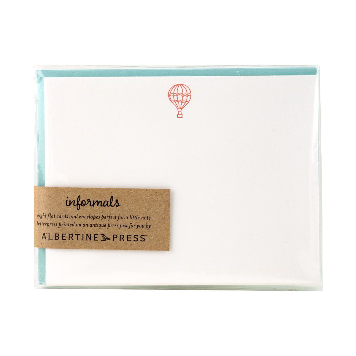 Balloon Letterpress Notecard Set