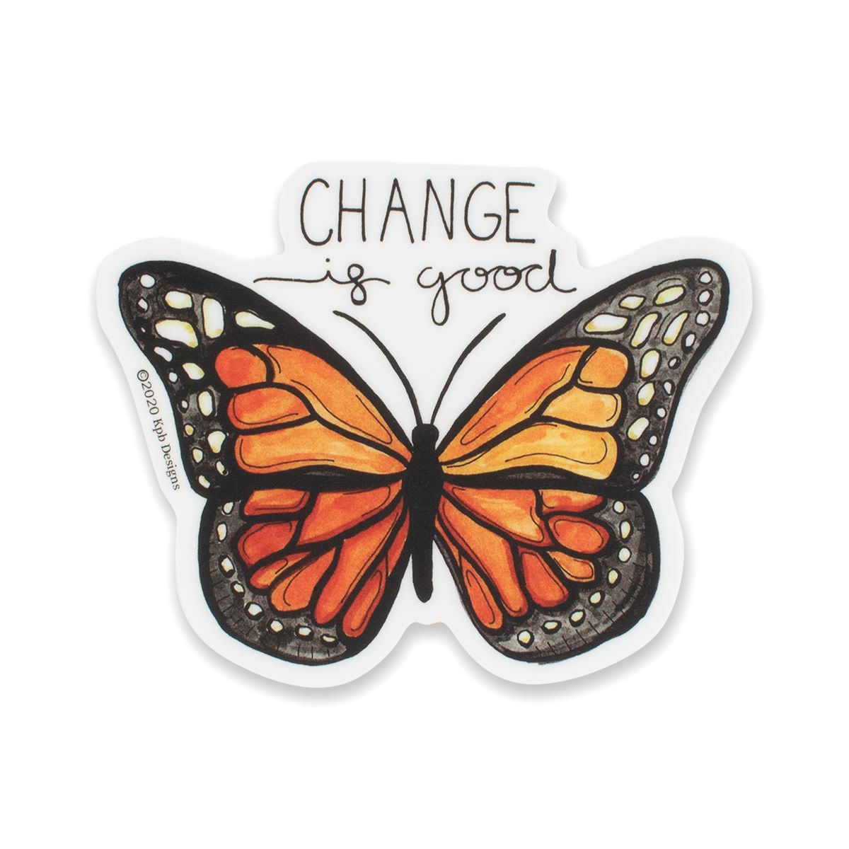 Butterfly Change Sticker