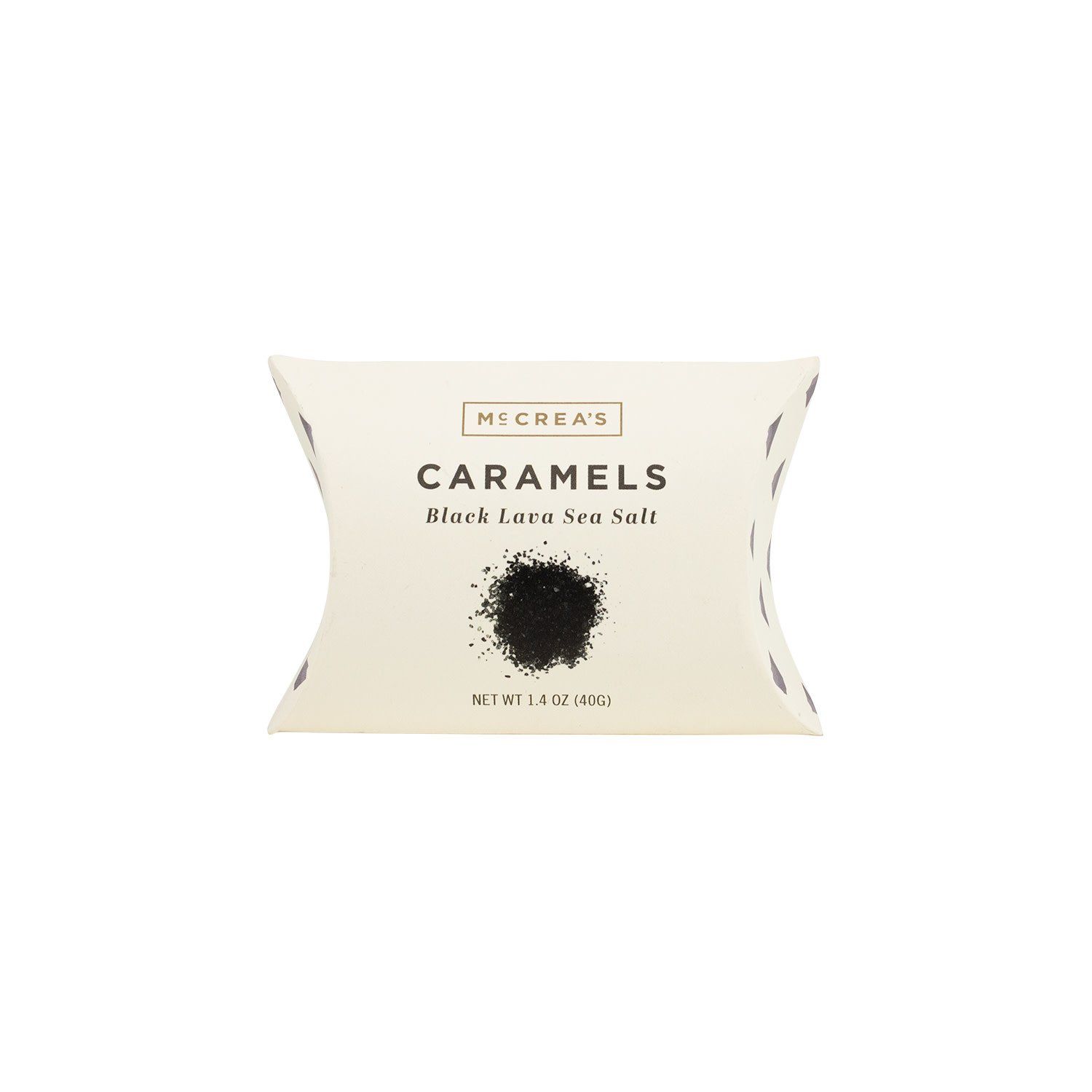 Black Lava Sea Salt Caramels Pillow Box