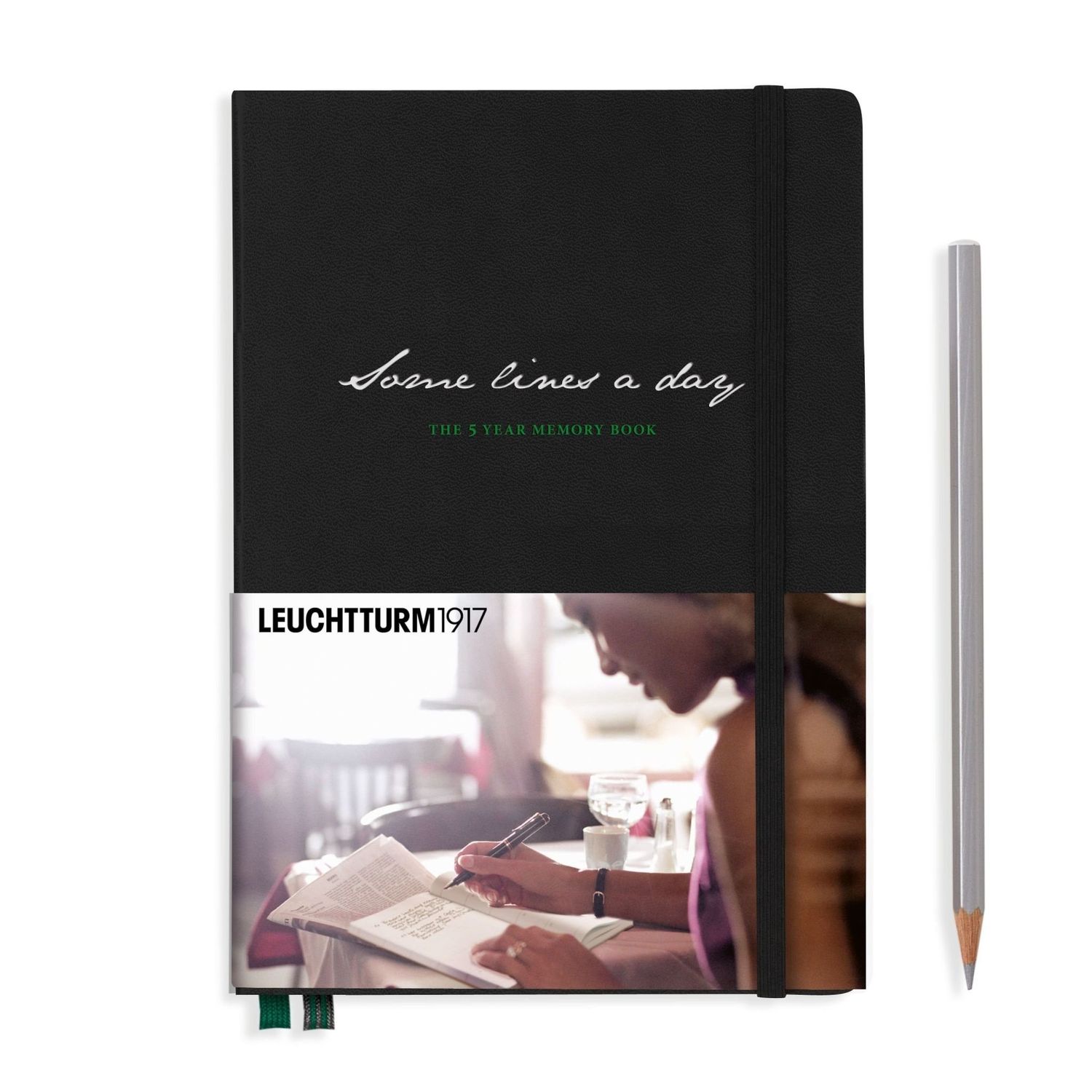 Leuchtturm Some Lines A Day 5 Year Notebook Black