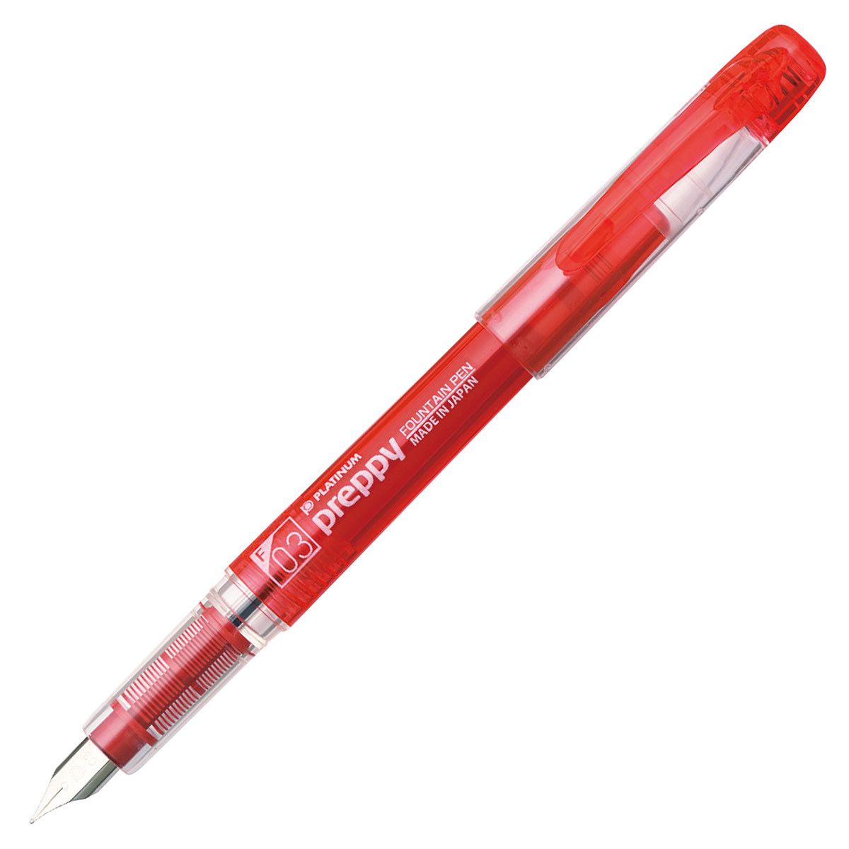 Platinum Preppy Fountain Pen Red Fine Nib