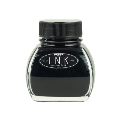 Platinum Black Bottled Ink (60ml)