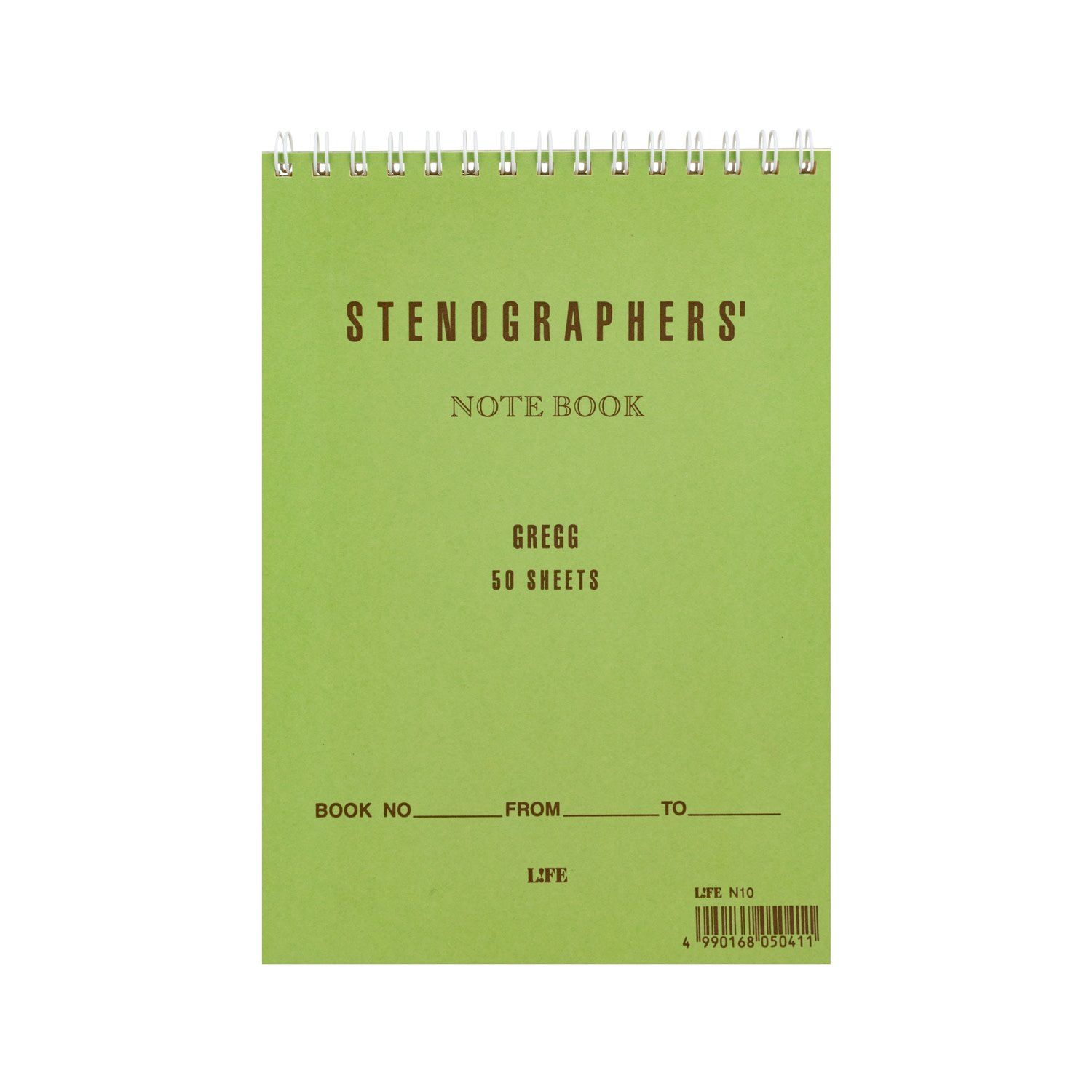 Stenographer&#39;s Notebook Green