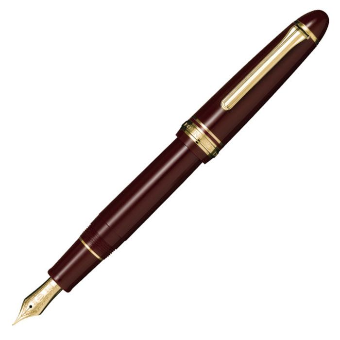 Sailor 1911 Large Maroon &amp; Gold 21K Fountain Pen