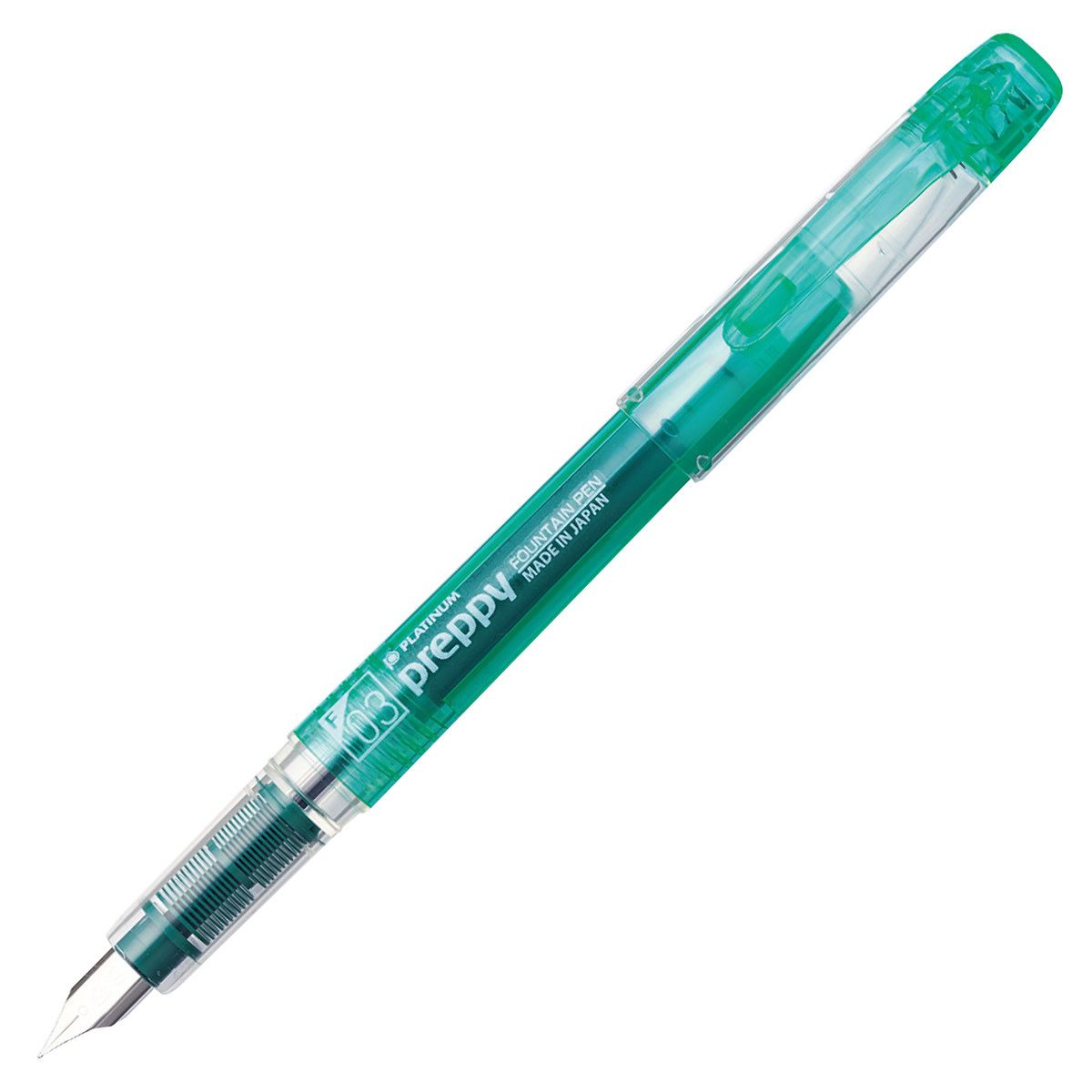 Platinum Preppy Fountain Pen Green Fine Nib