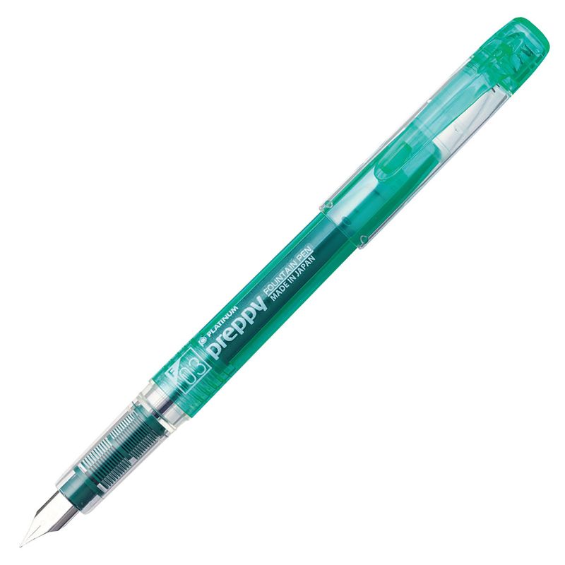 Platinum Preppy Fountain Pen Green Fine Nib