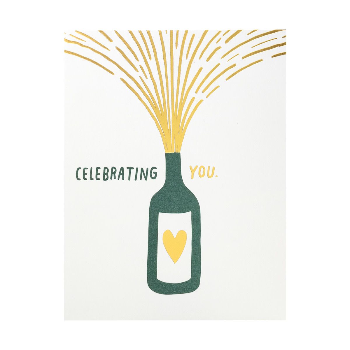 Celebrating You Letterpress Card