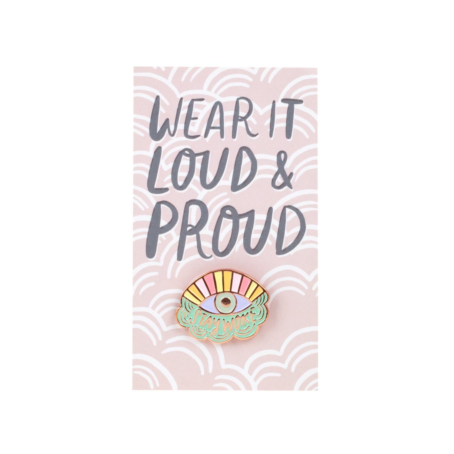 Stay Woke Enamel Pin