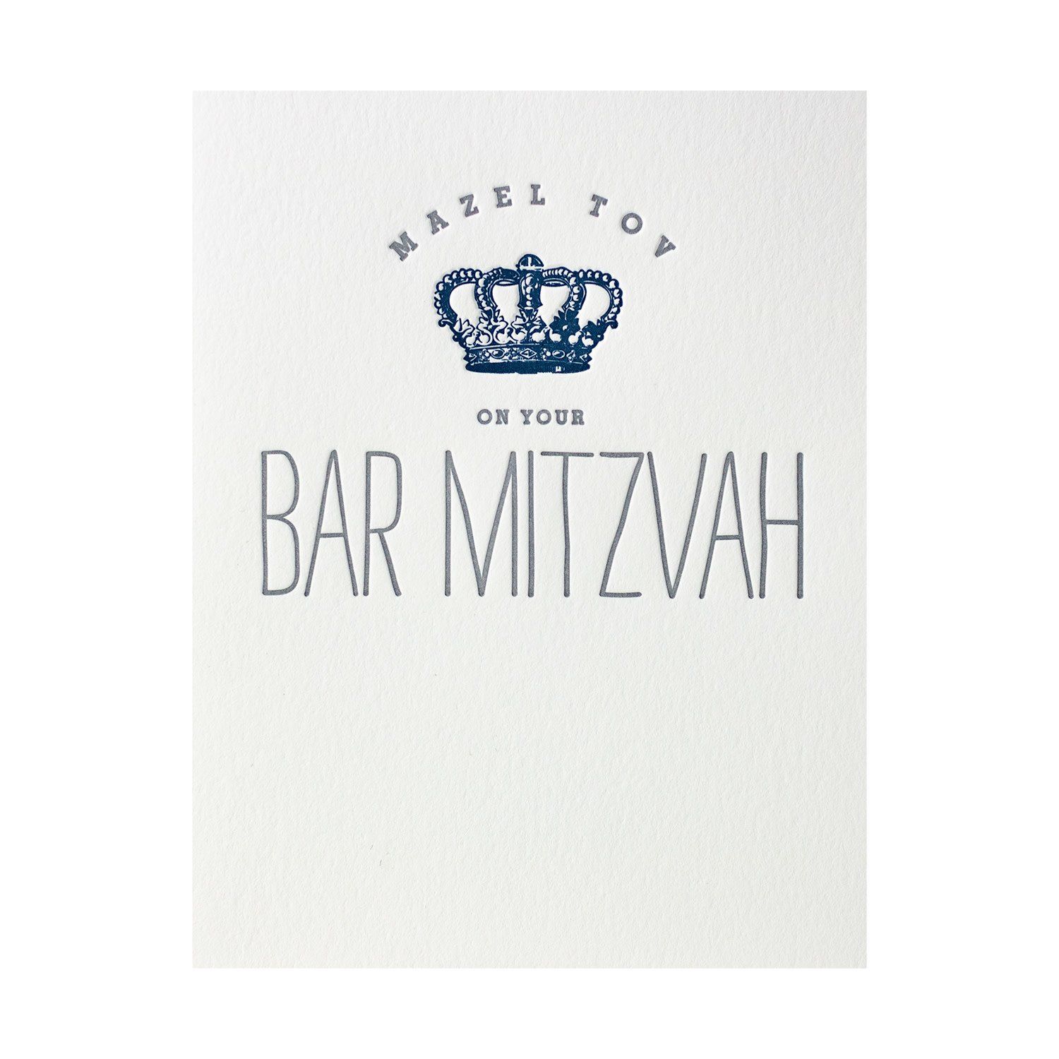 Blue Bar Mitzvah Crown