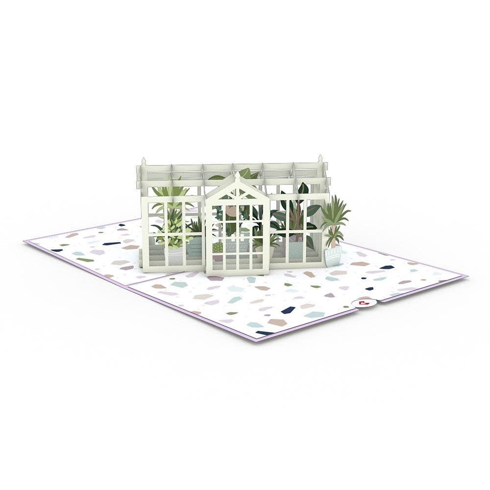 Greenhouse Garden Pop-Up Card