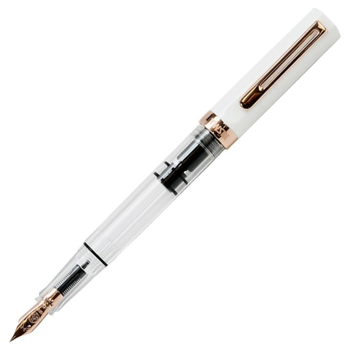 TWSBI ECO White with Rose Gold Fountain Pen