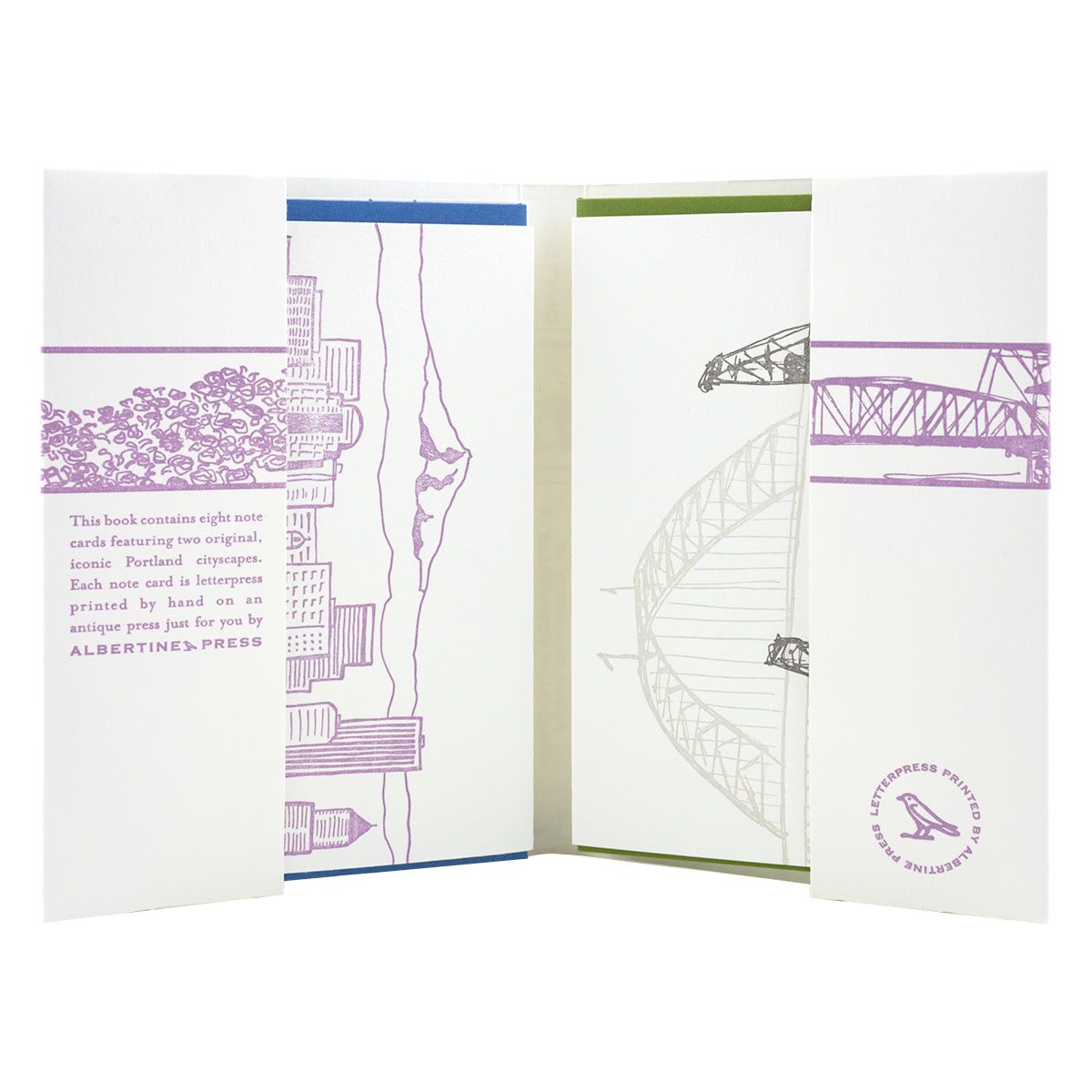Portland Note Set Letterpress Library
