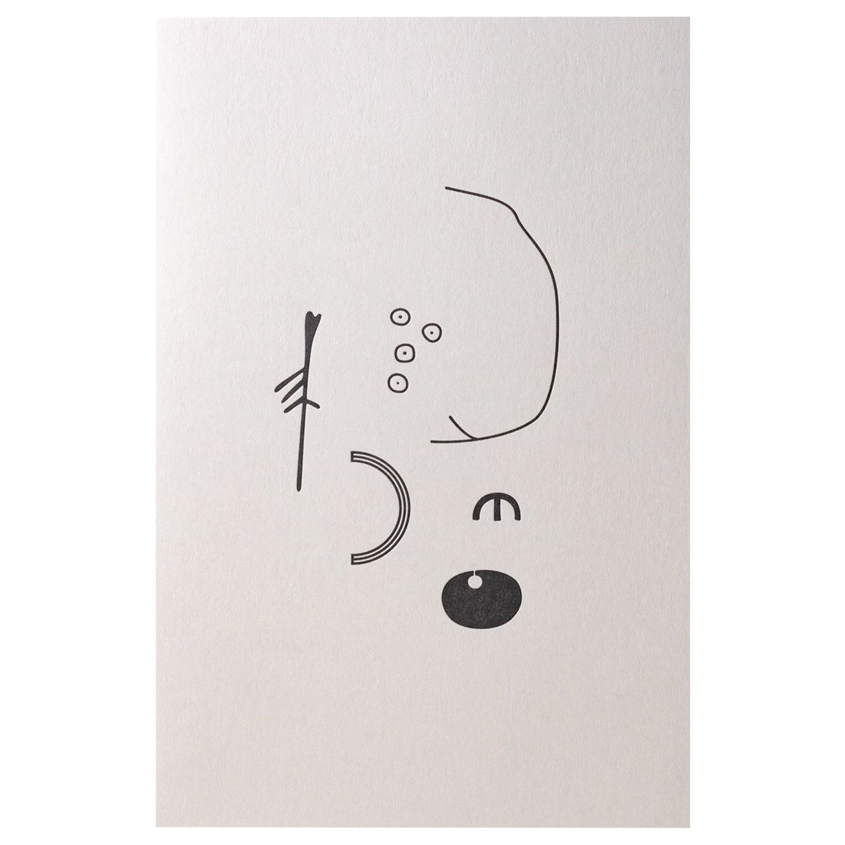 Ritual Artifacts 1 Letterpress Card