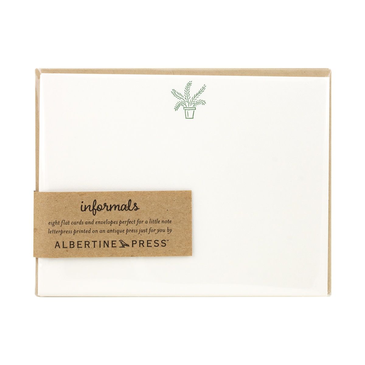 Fronds Letterpress Notecard Set
