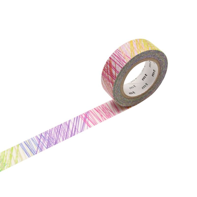 Rainbow Scribble Washi Tape