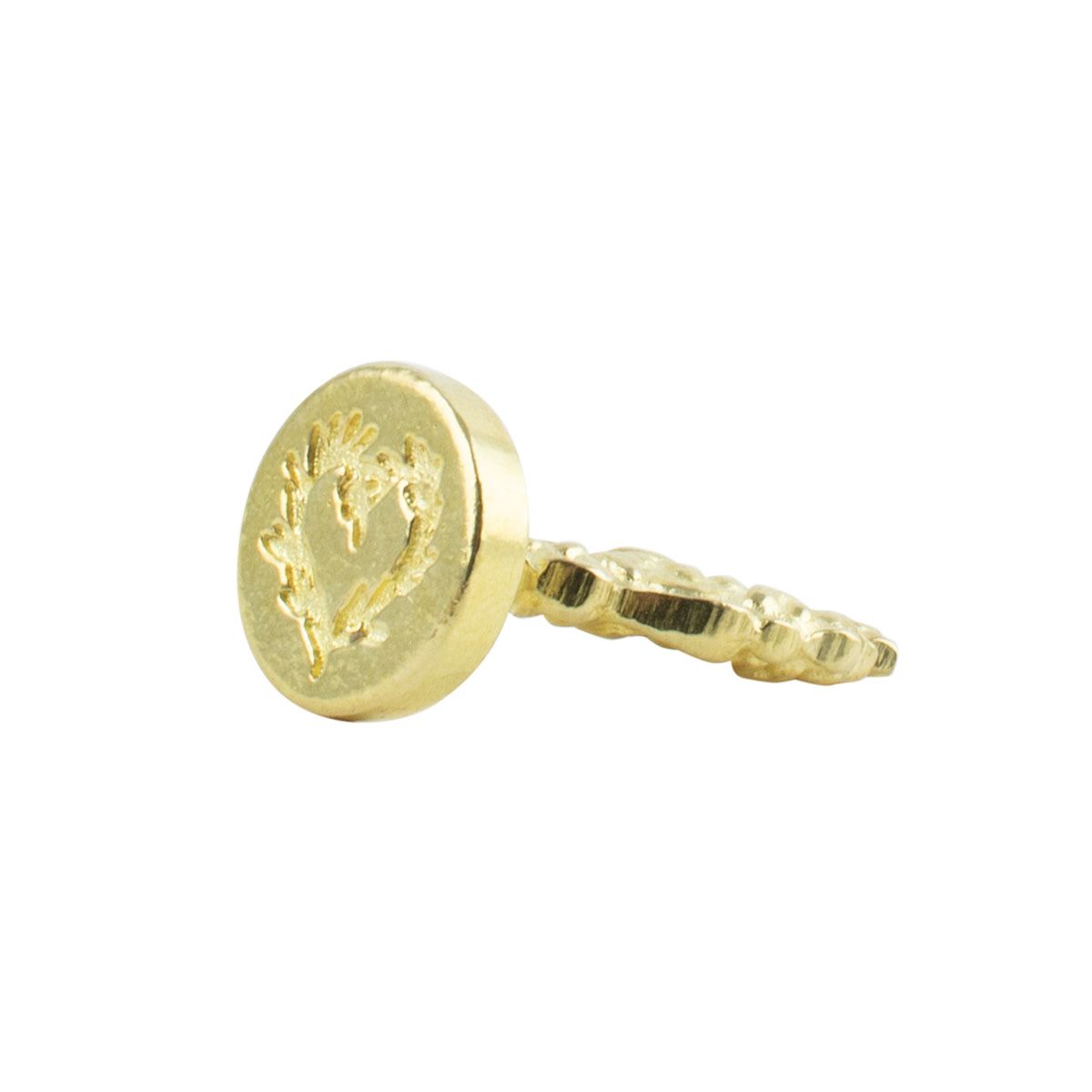 Freund Mayer Florentine Wax Seal Branch Heart