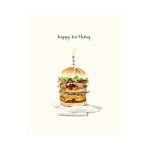 Birthday Burger Card