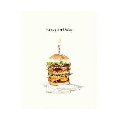Birthday Burger Card