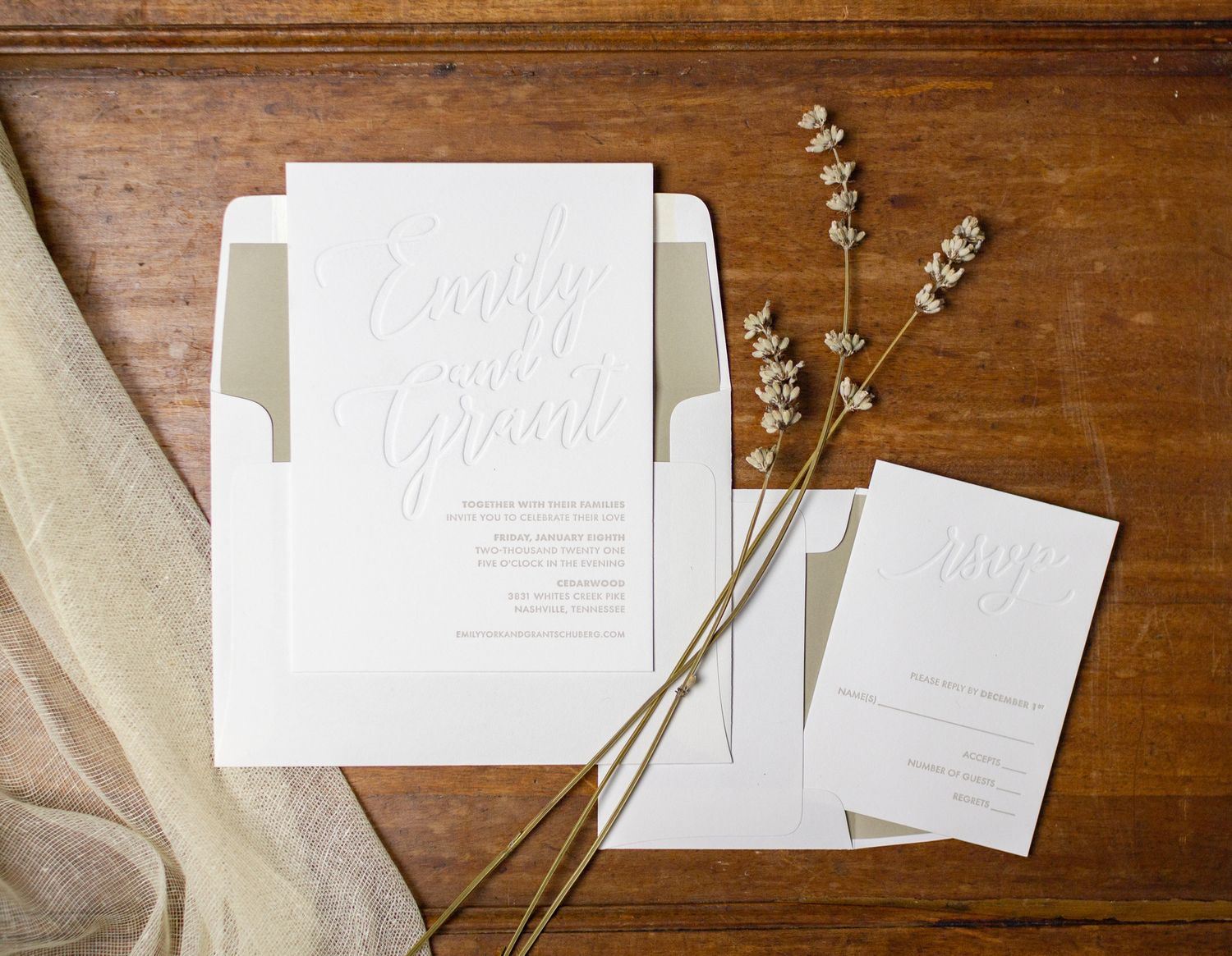 Emily Wedding Invitation