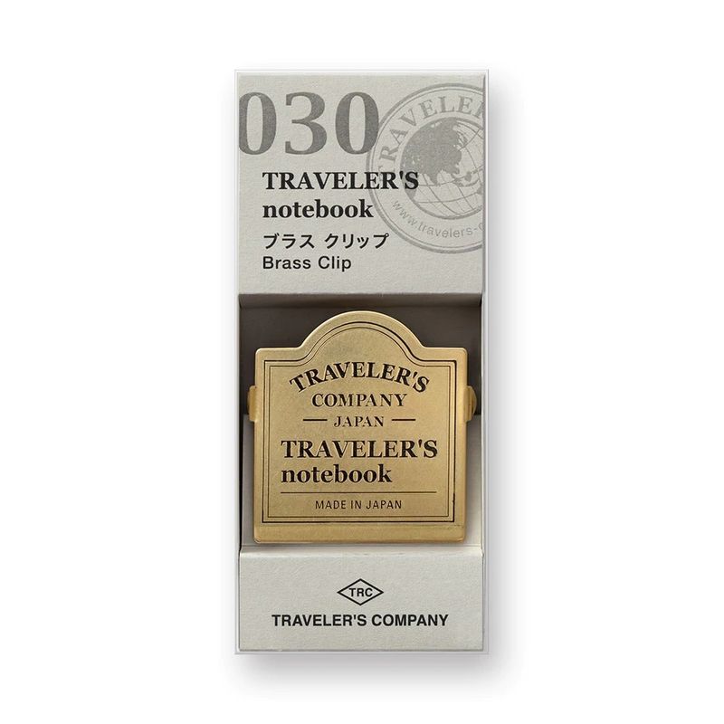 TRAVELER’S COMPANY – Brass Clip 030 – TRC Logo