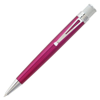 Retro 51 Tornado Classic Lacquer Pink Rollerball Pen