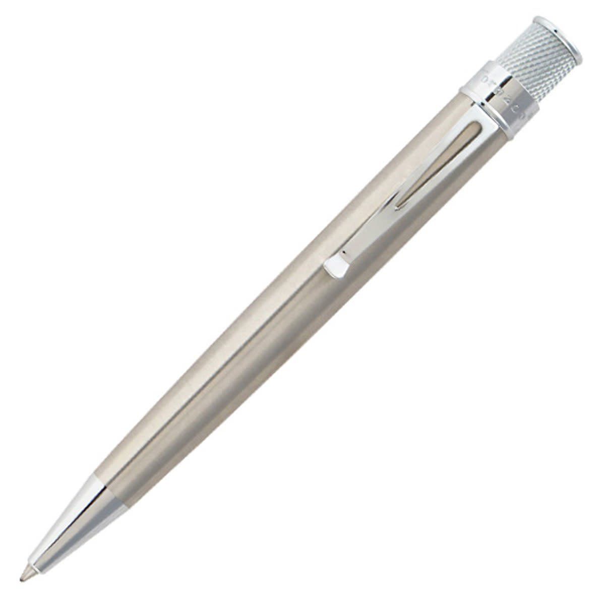 Retro 51 Tornado Classic Lacquer Stainless Steel Rollerball Pen