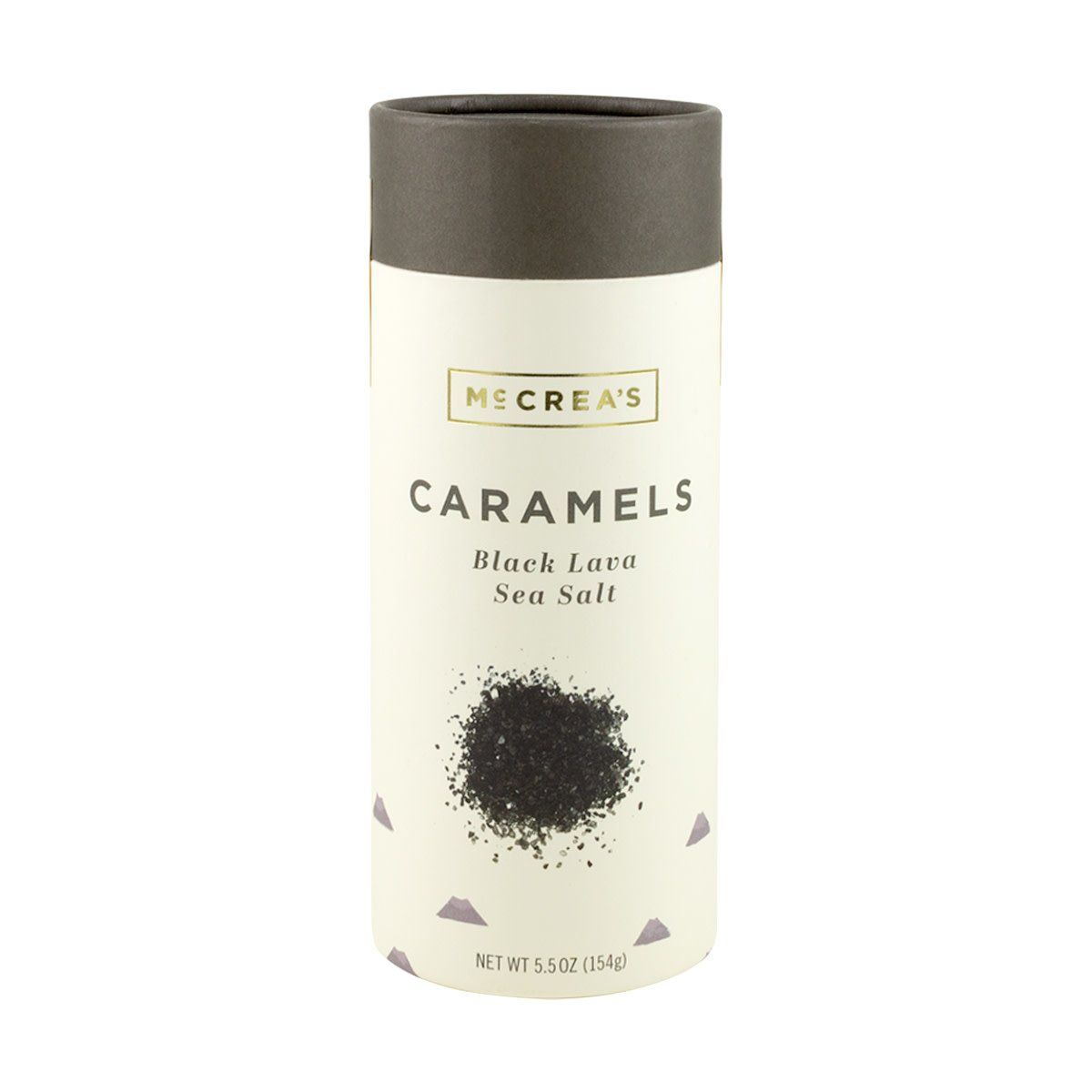 Black Lava Sea Salt Caramels - Sleeve 5.5oz