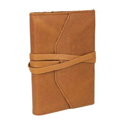 Laccio Refillable Cognac Leather Journal 5 x 7
